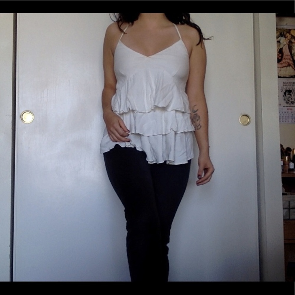 White avec les filles blouse